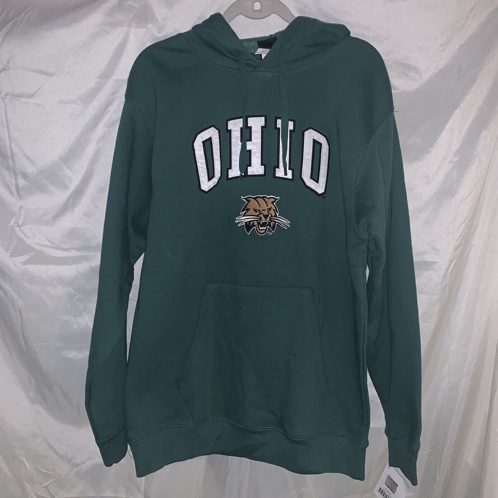 Men's Genuine Stuff Ohio Green‎ Pullover Sweatshirt Hoodie M Pocket NWT